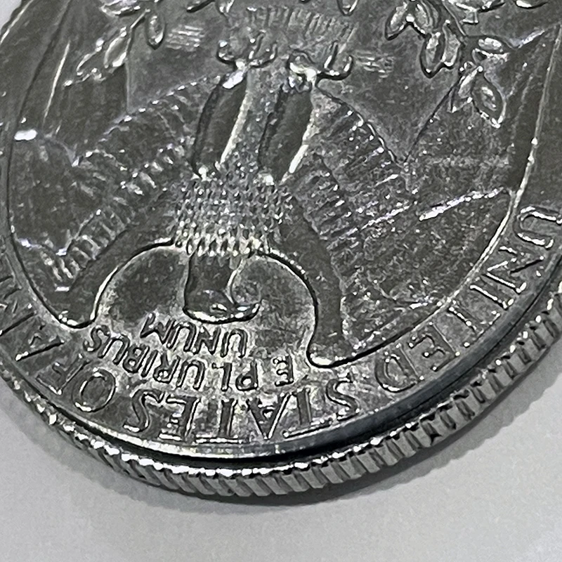 BrilliantMagic Hollow Spy Coins Magic Prop Convert Quarter Trick 25 Cents Dollar Magic Coin Gimmick