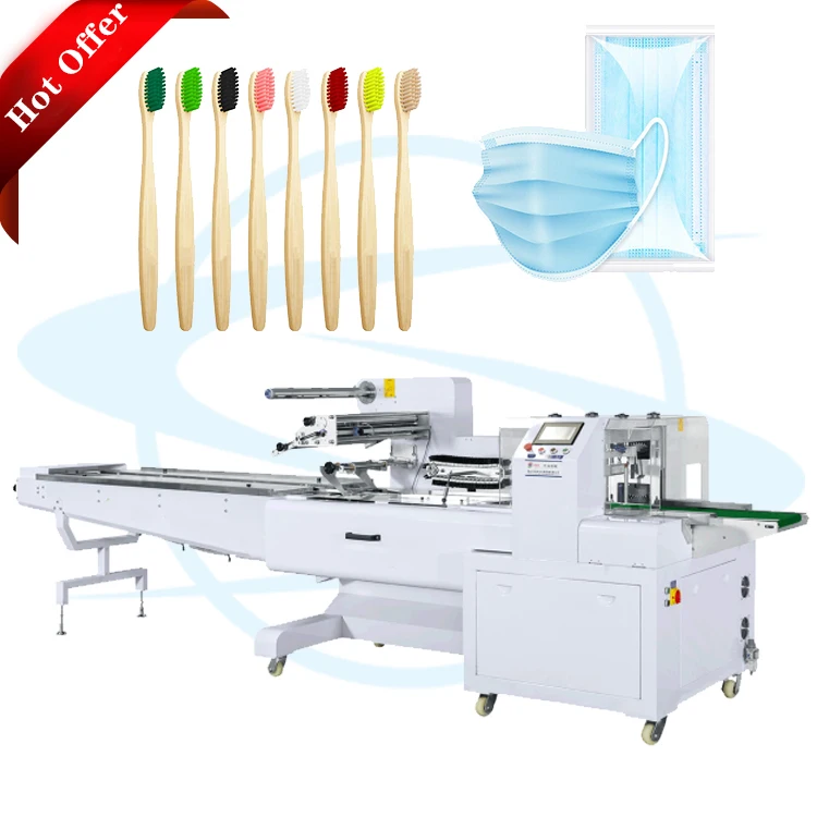 Chinese Manufacturer Wholesale plastic spoon horizontal packing machinery for toothbrush