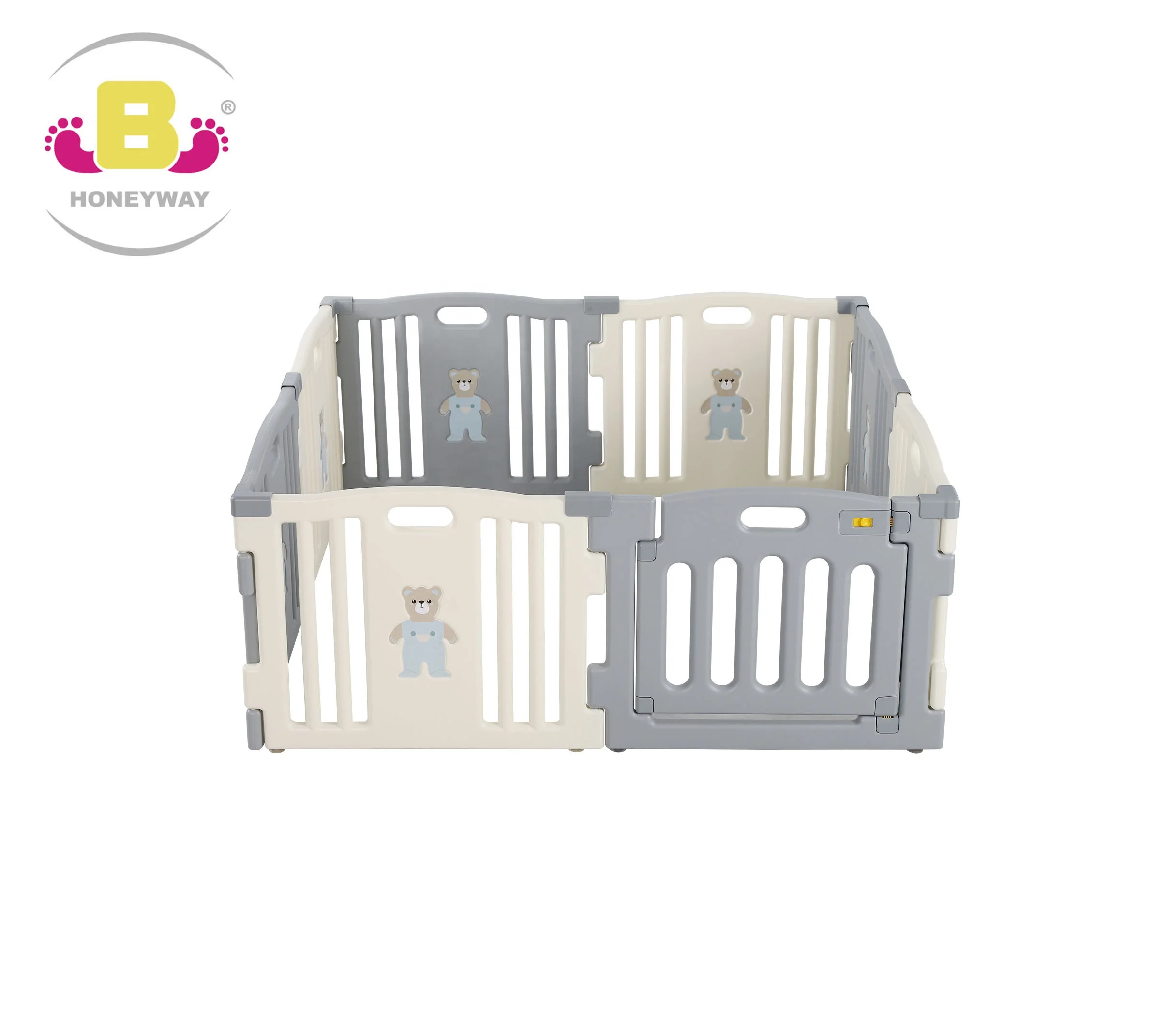 
Plastic High Quality EN ASTM Factory Price Baby Safety Playpen Fence Single Panel 