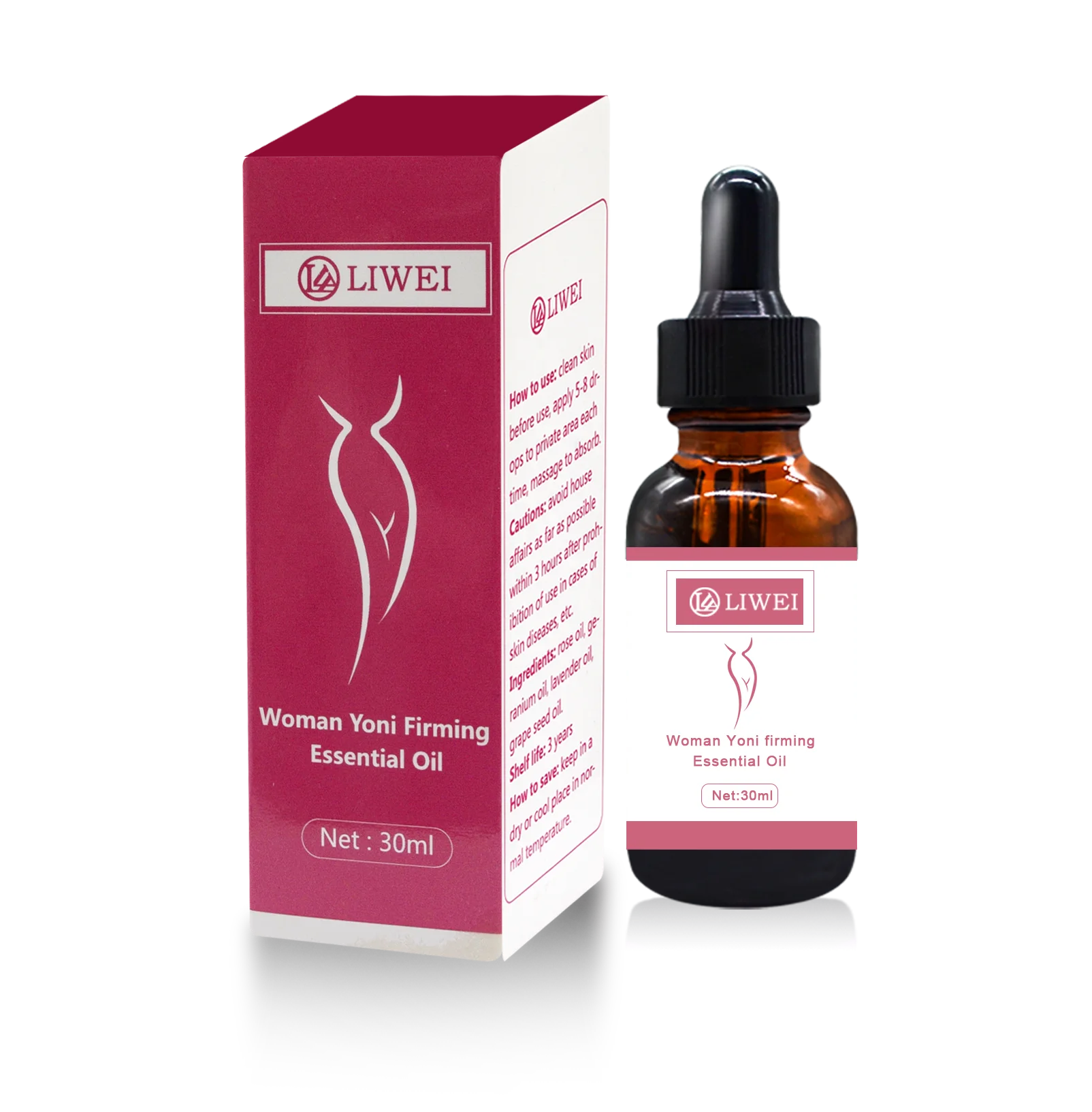 OEM Customize Ingredients Natural Feminine Vaginal Tightening Virginity Rose Original Essential Oil For Women