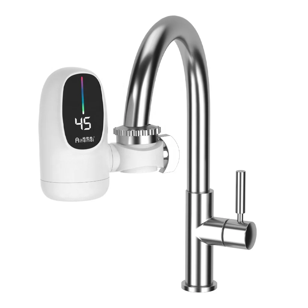 Hot Selling 3s Instant Tankless 3200w Hot Water Heater Fast Heating Tap Electric Water Faucets Best Electric Water Tap Kitchen