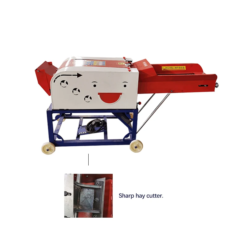 Factory Customized Grass Machine Chaff Cutter Hay Cutting Machine for Animal Feed Multifunctional Straw Chopper