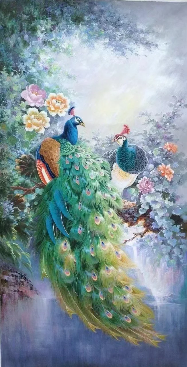 Handpainted Custom Animal Portrait Oil Painting On Canvas landscapes Home Decor