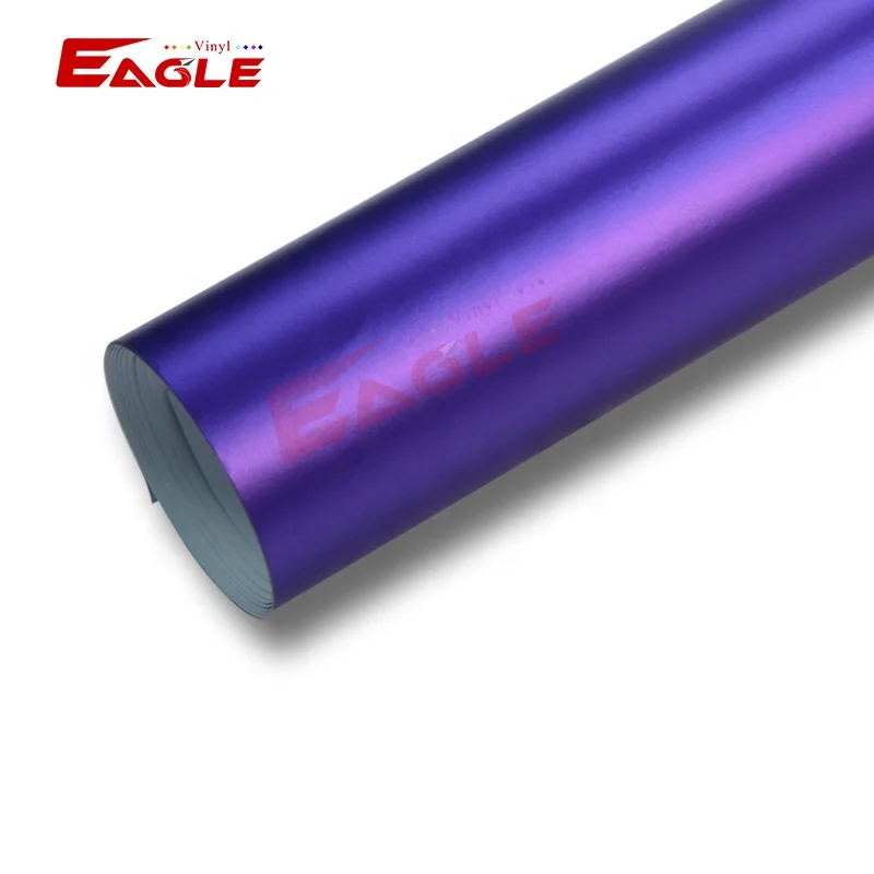 Free Shipping Eagle Bubble Free 1.52M*18M 14 Colors Matte Metallic Chrome Car Vinyl Wrap