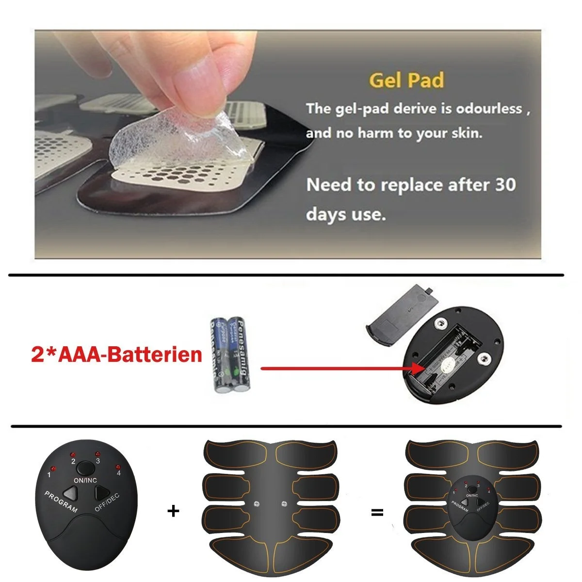 2020 Бестселлер OEM ODM профессиональный EMS Abs стимулятор мышечный тонер тренажер с 8 упаковками мышечный Стимулятор abs