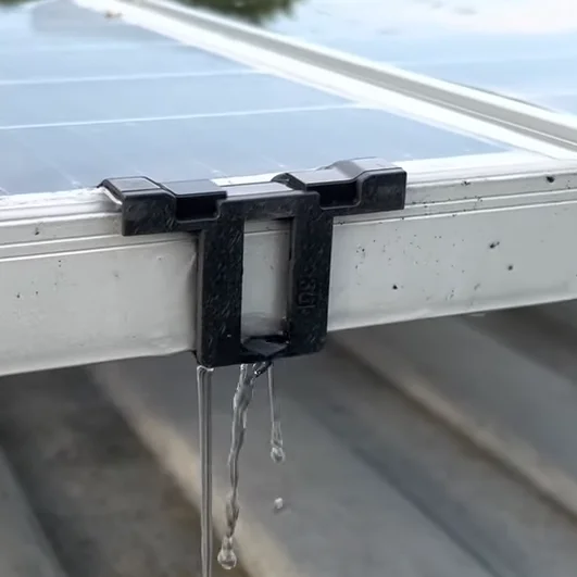 Солнечная панель очиститель воды дренаж Зажимы 30 мм 35 PV МОНО солнечная на крышу слив зажим