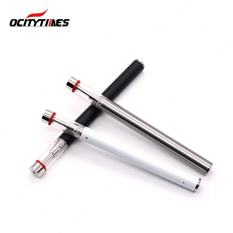 New release ocitytimes 0.5ml glass tank colorful ceramic cbd cartridge vape pen