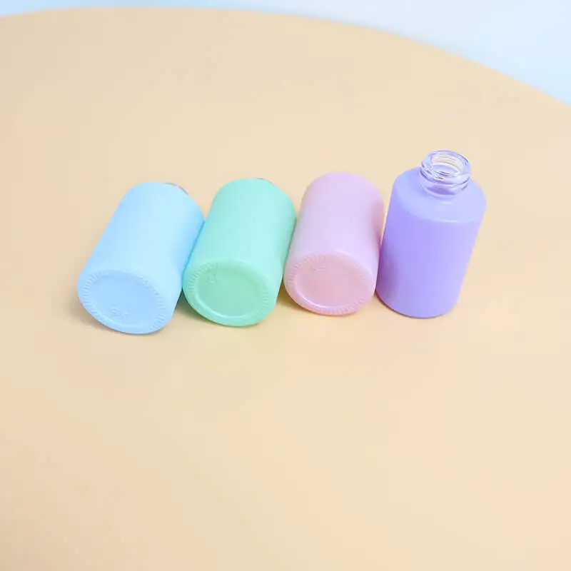 New Luxury 15ml 30ml 50ml 100ml 120ml 150ml Cosmetic Skincare Empty Glass Clear Frosted Dropper Bottle Glass Packaging for Serum