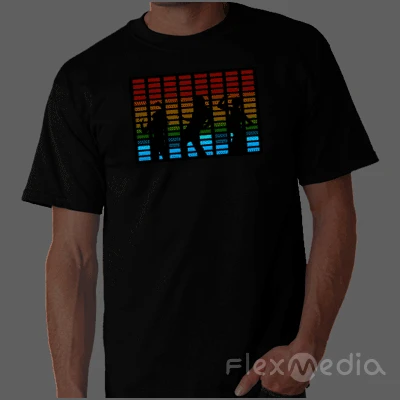 El Sound Activated T Shirt,Custom El T Shirt,El T Shirt