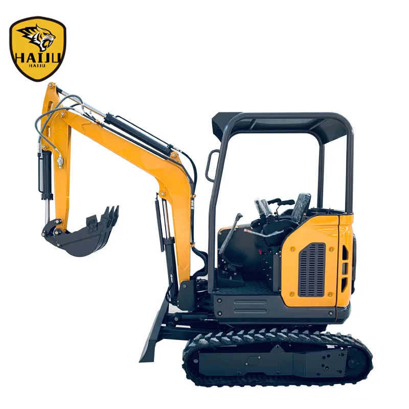 CE/EPA4/Euro V Approved Small Excavator 1.8 Ton 2 Ton Mini Crawler Excavator With Hydraulic Thumb Clip HJ20