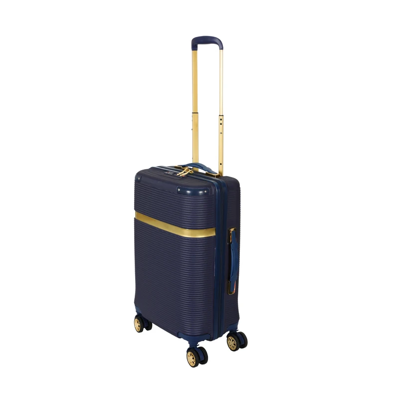 Customized ABS+PP Luggage Travel Durable PP Trolley Suitcase Rolling Hard