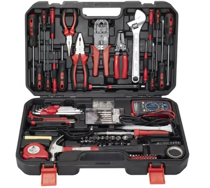 KAFUWELL H4001A 129pcs Hot Selling Hardware Tools Combo Kit OEM Home Repair Household Tool Sets