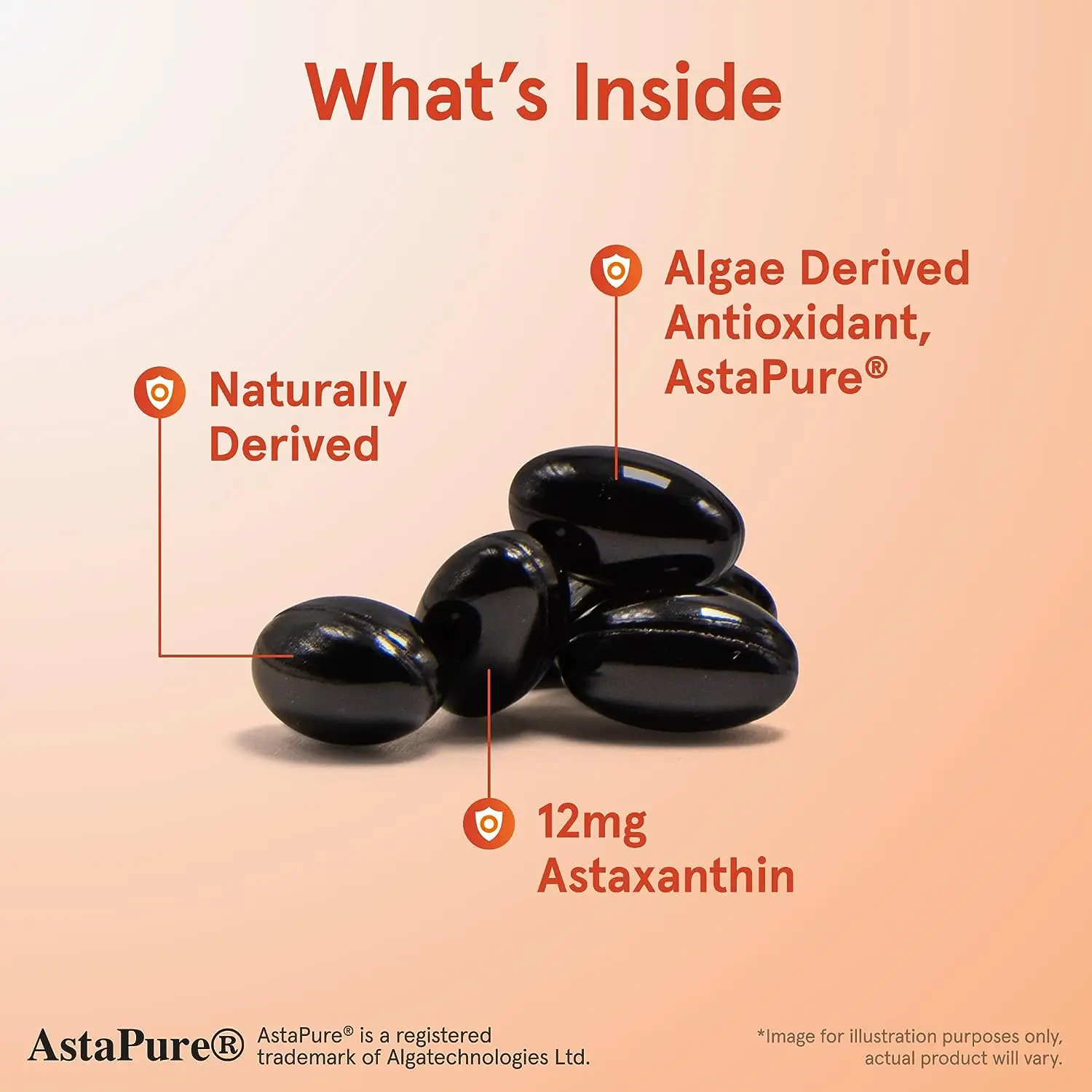 Private Label  Pure Natural Astaxanthin Extract Capsule