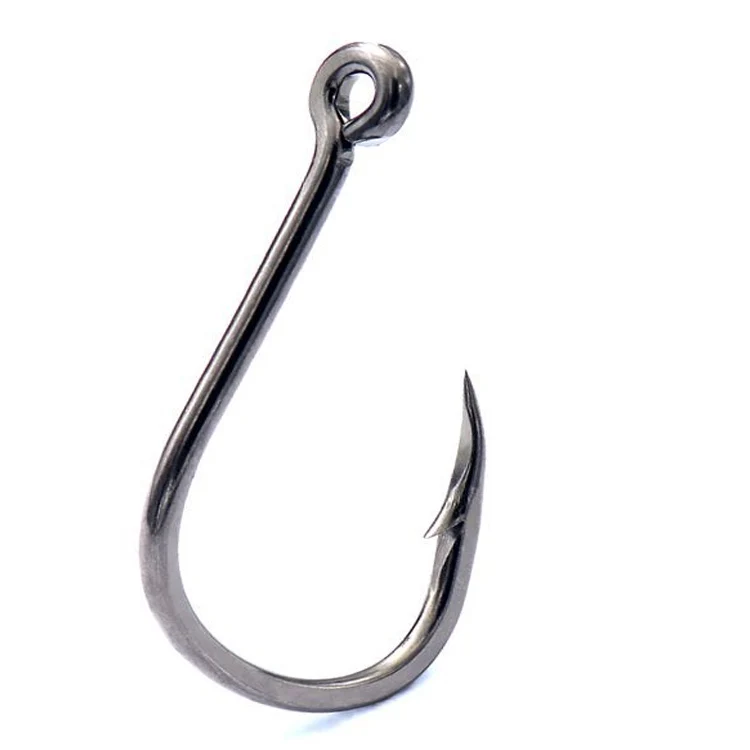 Made In China Bait Elastic Bands 100pcs /box 3-12# Black Gold Frozen Squid Fishing Bait High Carbon Steel Hook