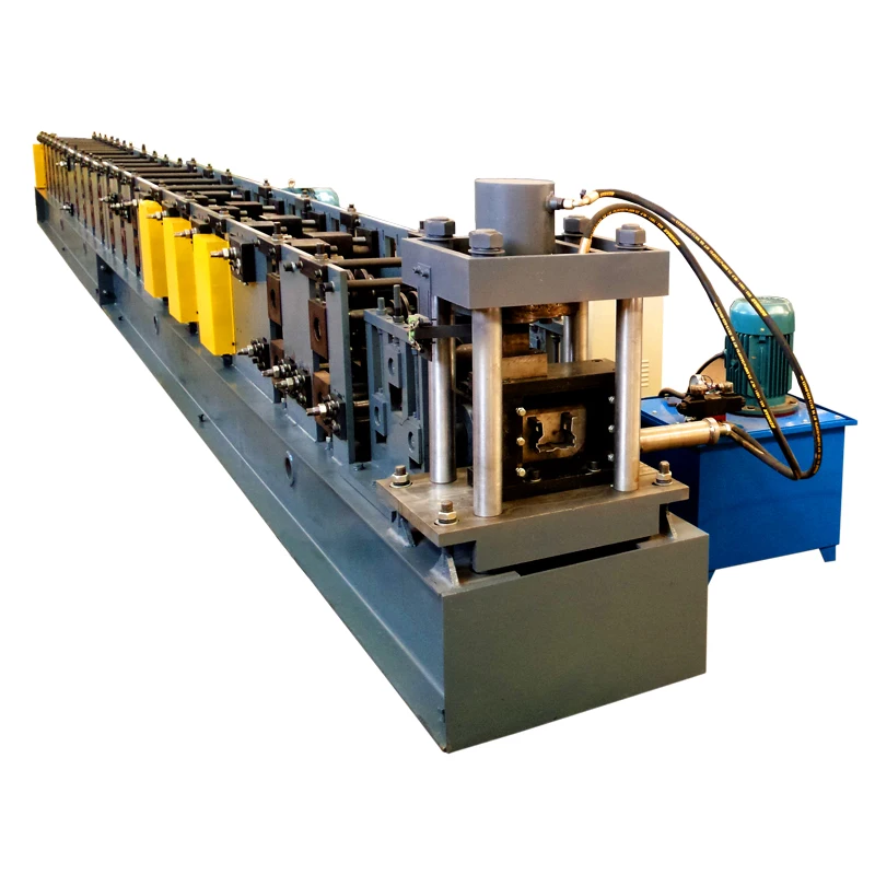 
Supermarket Shelves Making Machine / Automatic Metal storage racks Roll Forming Machine 