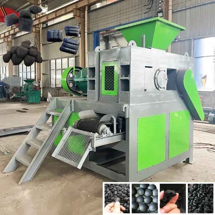 Oval Shape Palm Kernel Shell Charcoal Briquettes Machine Best Selling Coconut Shell Charcoal Briquettes Machine Making Automatic