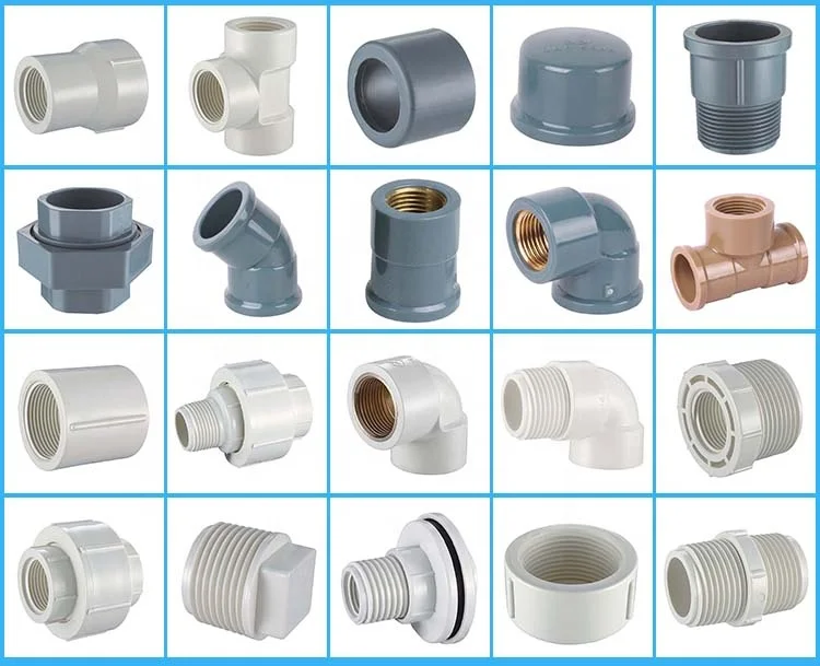 Plumbing Pipe Fittings PVC Pipe Threaded End Cap
