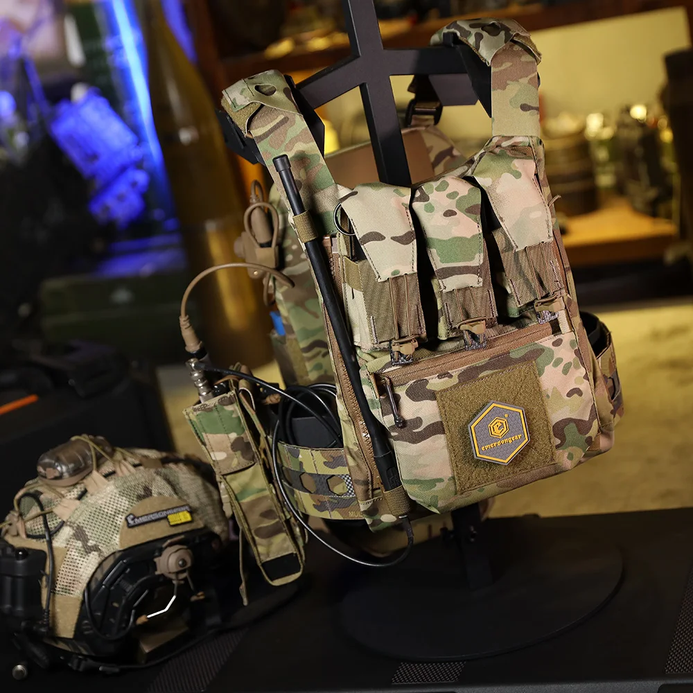 Emersongear 500D Cordura нейлон Chaleco Tactico Molle жилет тактическая пластина несущая с FRO Style V5