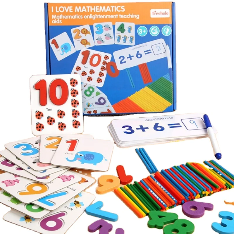 Montessori Mathematical Enlightenment Aids Toy For Children Help Children Learn Math To Start Early Education