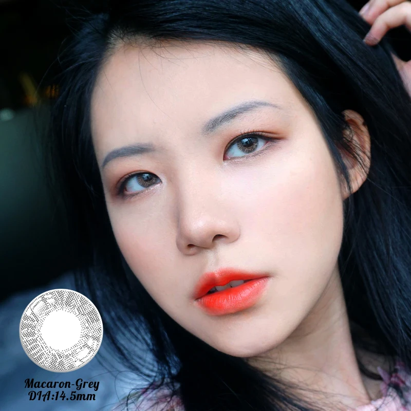 Prescription Contact Lenses For Eyes Myopia yearly one Pair Colored Lenses Soft tinted contacts for light eyes