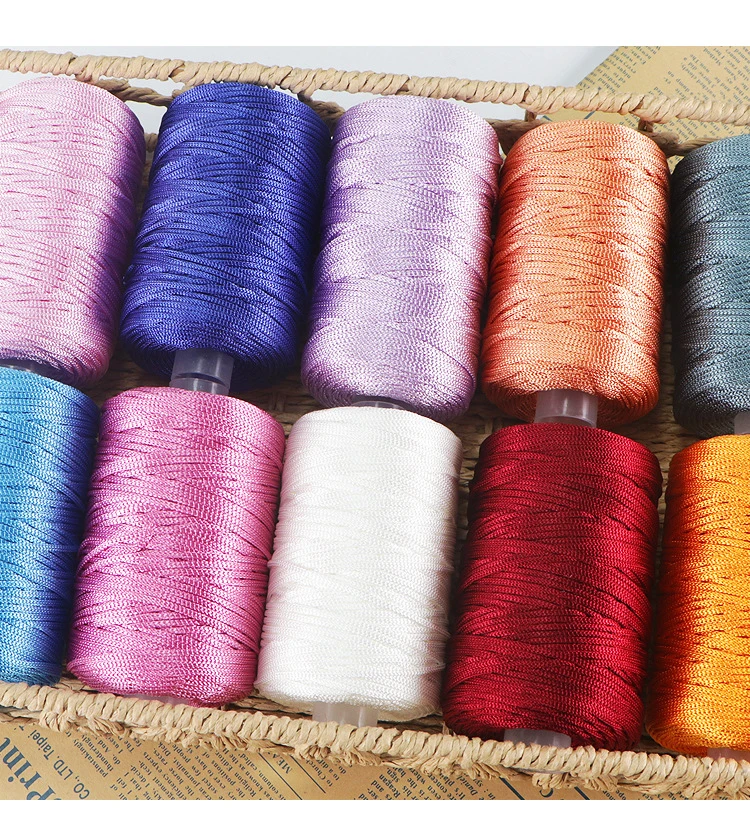 High Tenacity Flat Shiny Ice Thread