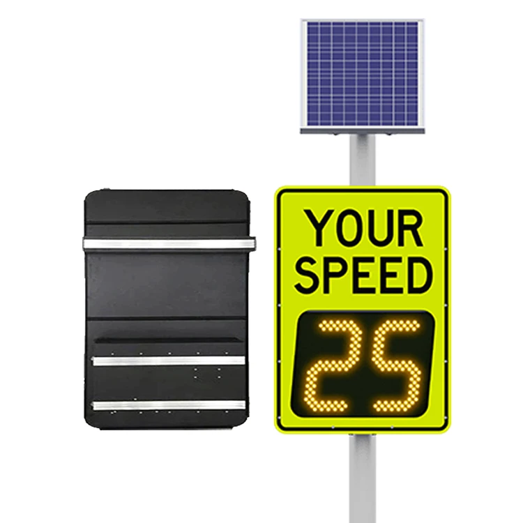 Hot radar speed signs rader speed sign LED radar detector speed limiter display traffic sign kit led screen china solar powered