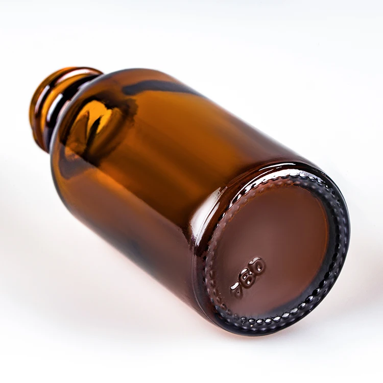 15ml 30ml 60ml 120ml amber glass dropper bottle 1oz 2oz 4oz custom logo essential oil bottle with screen printing