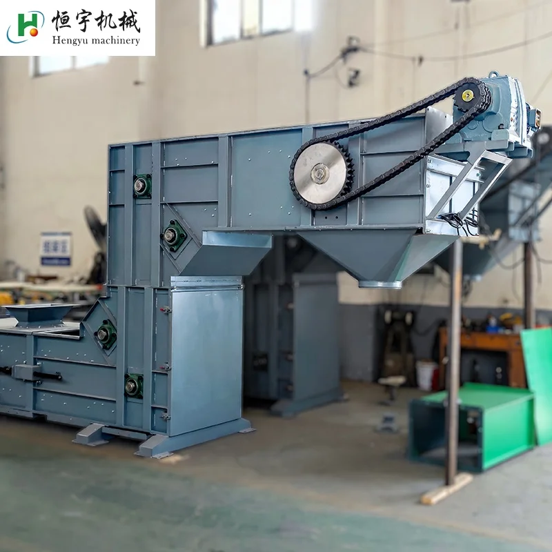 Powder granules Feeding Conveyor 1-50m³/H Capacity mineral powder Z Type vertical bucket conveyor