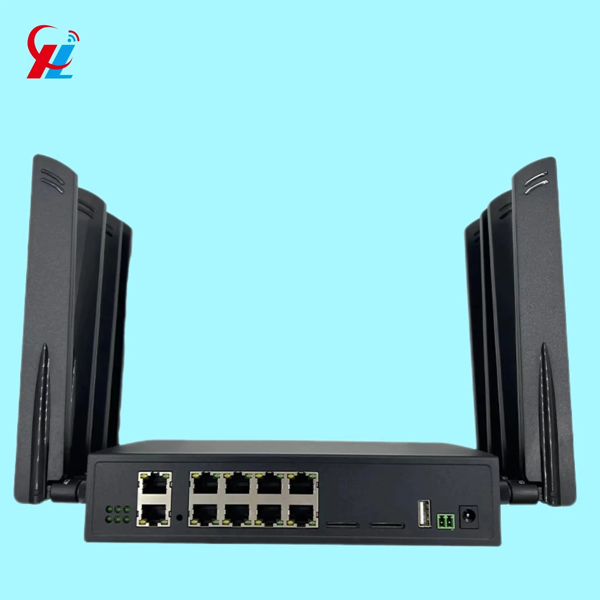 New Electronic Products 2024 HC-G80 High Power 4G 5G Lte AX3000Mbps WIFI6 Sim Card Gigabit Wireless Wifi Router With 10 Ports