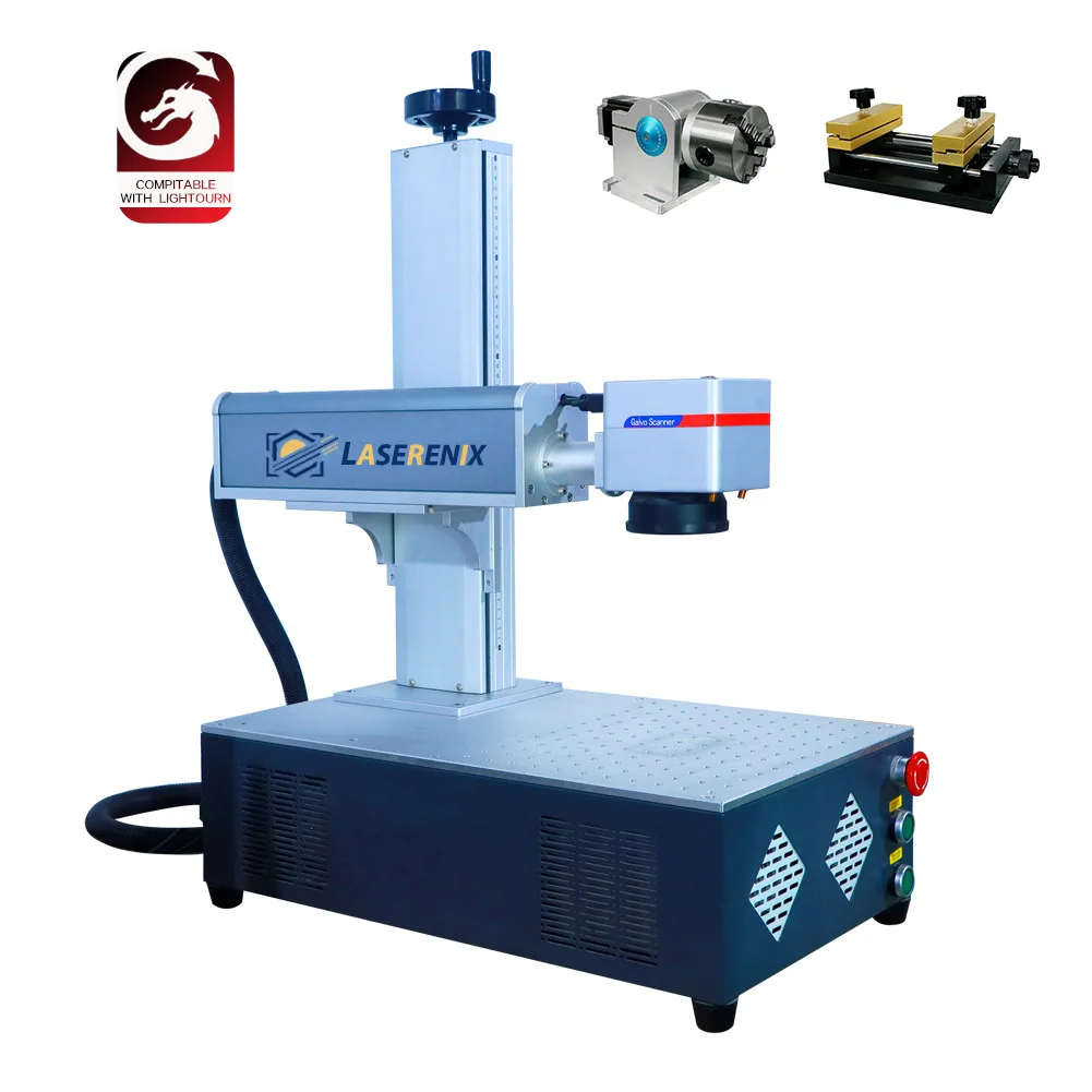 2024 High quality Memory Card Making Machine Portable Mini Mopa Fiber Laser Marking Machine for metal