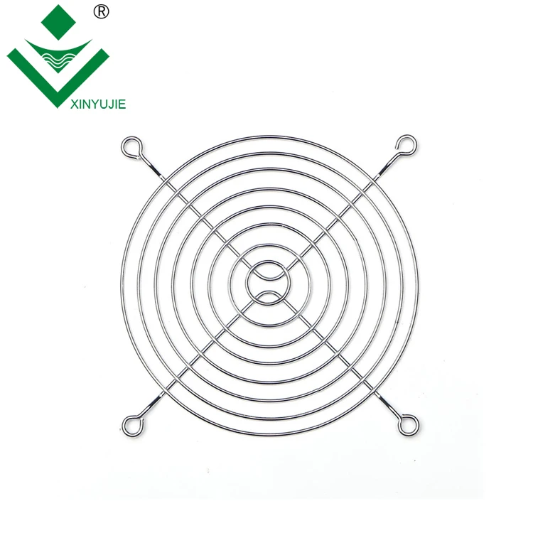 Горячая Распродажа, серебристый вентилятор-гриль из нержавеющей стали 120 мм