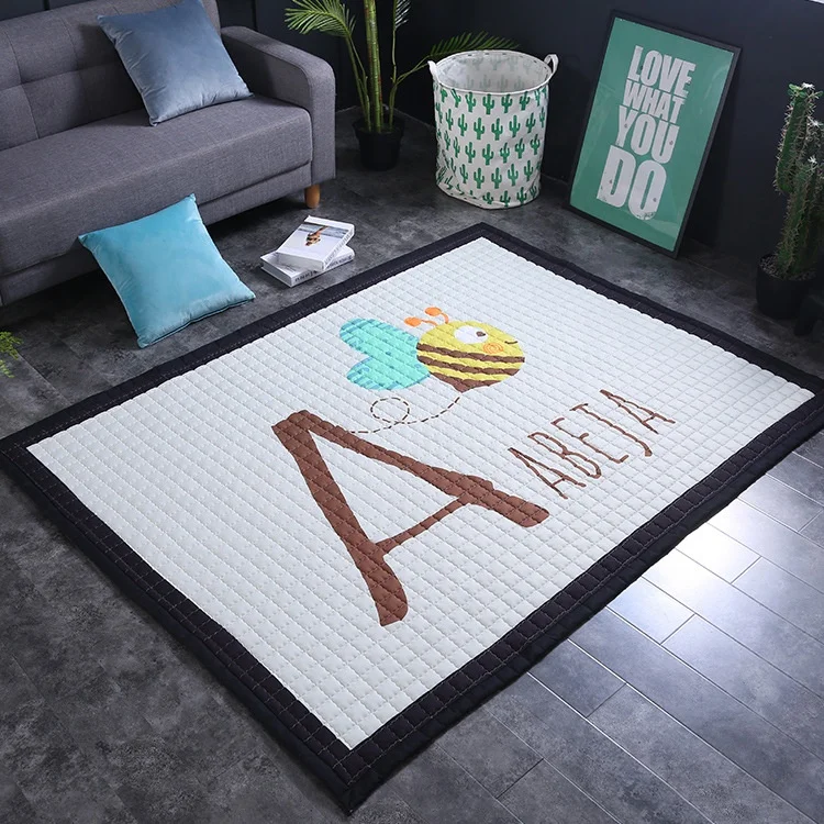 Large Kids Children Baby Crawling Rug Carpet Play Mat