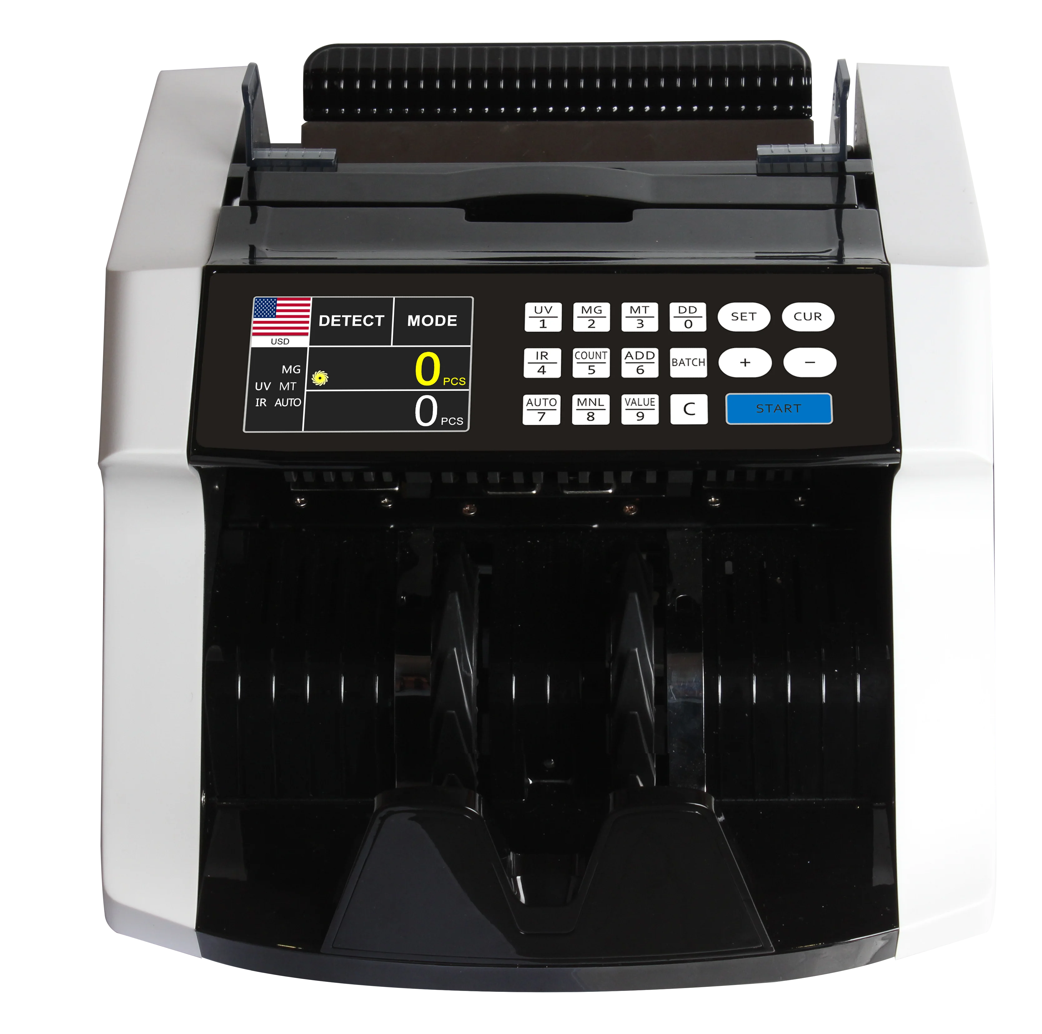Money Counting Machine TZS KWD MAD UGX Bill Counters Financial Equipment Currency Counter Banking Equipment Counterfeit Detector