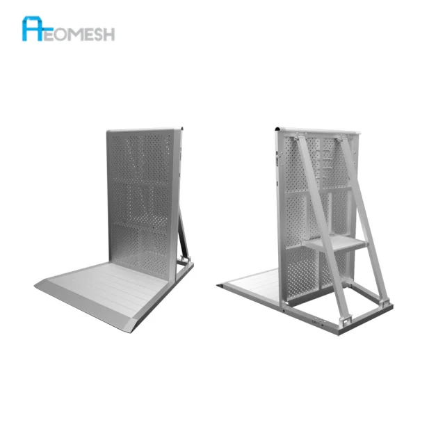 AEOMESH Made in Guangzhou metal events concert barrier fencing,aluminium barrier flood gate,Factory price stage barrier
