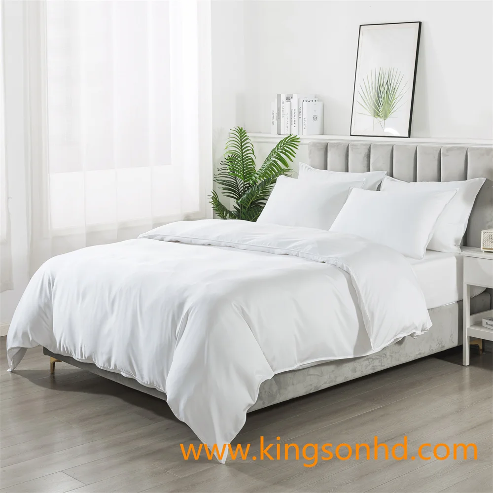 60% Bamboo & 40% Cotton 300 Thread Duvet Cover Set Single Spray with Fitted Sheet & Pillowcases