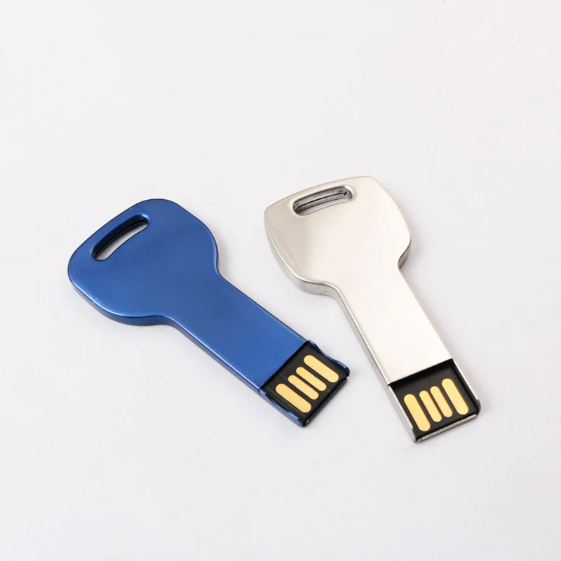 Металлический USB ключ формы ручки привода 128Gb мемориальная палка