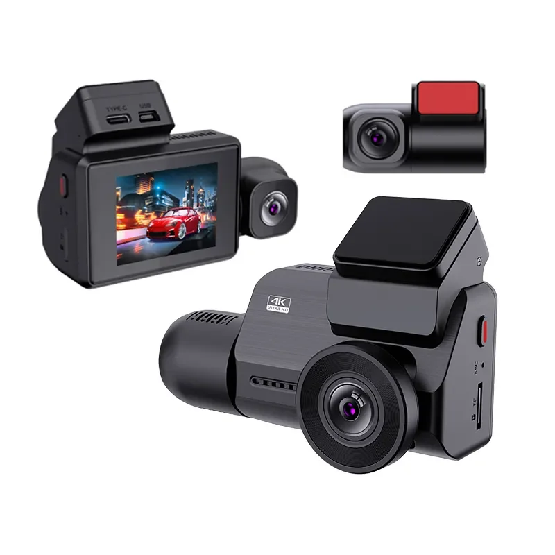 New Arrival 4 inch 3 Lens Car DVR Triple Lens Car Camera HD 1080P Dash Cam 170 Degree Wide Angle Car Black Box