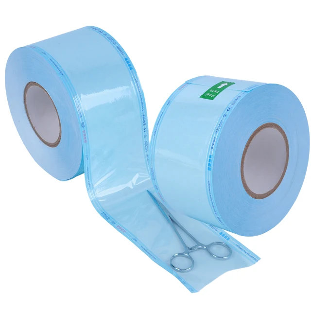 Medical packaging Heat Sealable Sterilization Paper Rolls