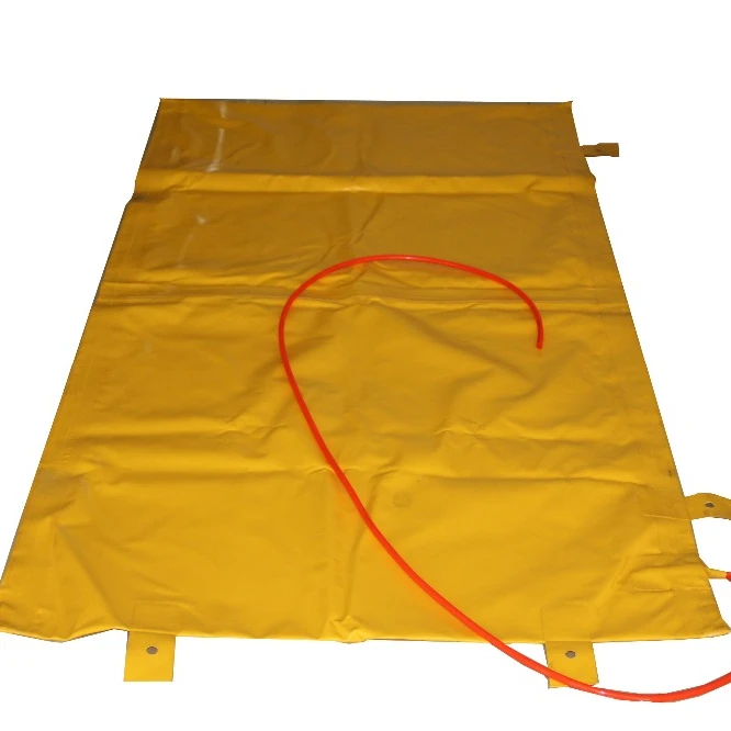 High Inflated Pressure Water Filled Steel Air Pushing Bag for Pushing Down Marble Block