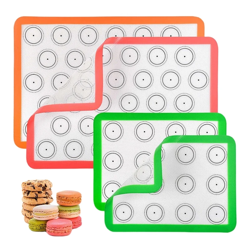 Wholesale Platinum Silicone Baking Mat Macaron Silicone Baking Mat Non-Stick Kneading Mat