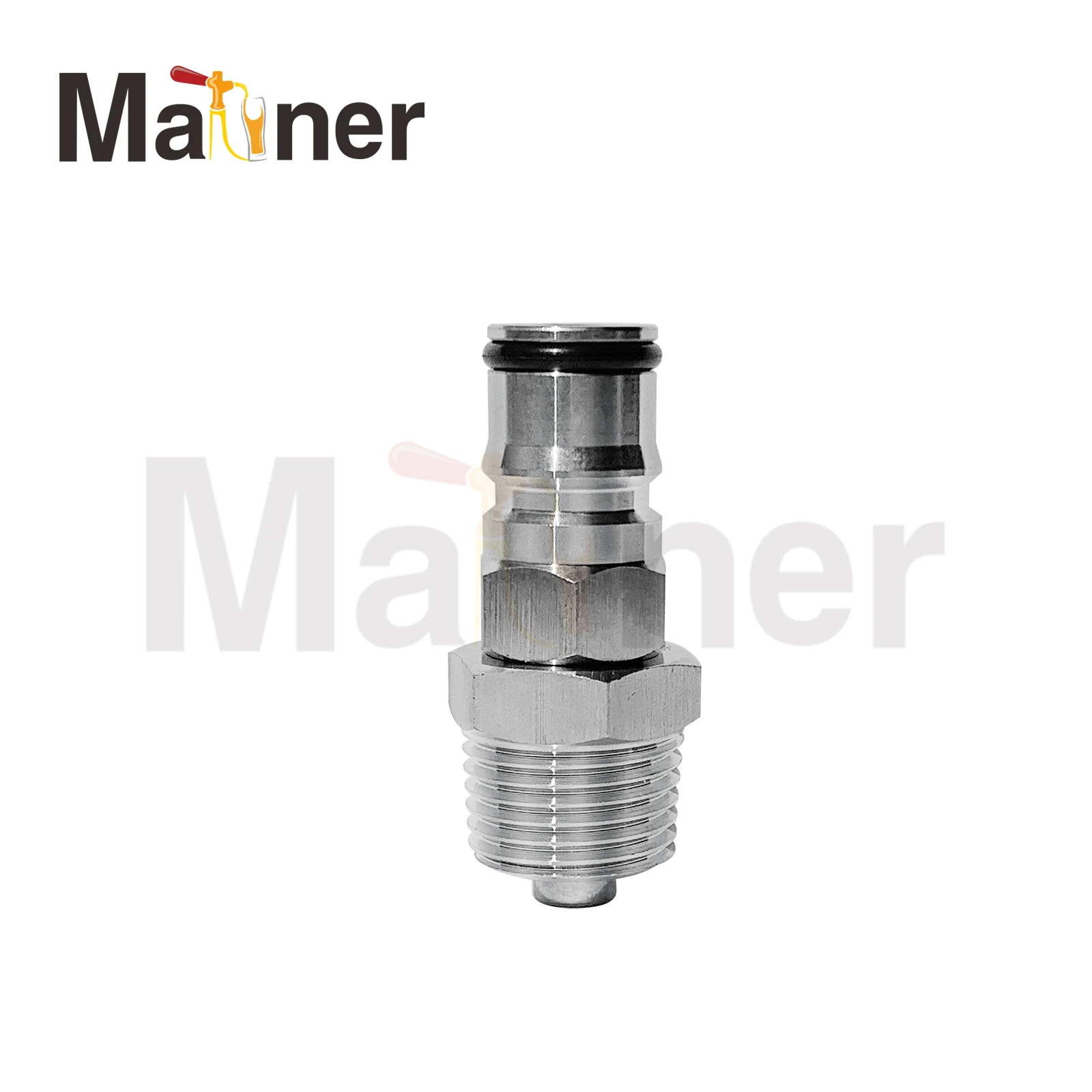 Homebrew 19 32-18 Ball Lock Post With 1 2 Inch Npt Thread Bulkhead Assembly Gas Liquid Corny Keg Adapter