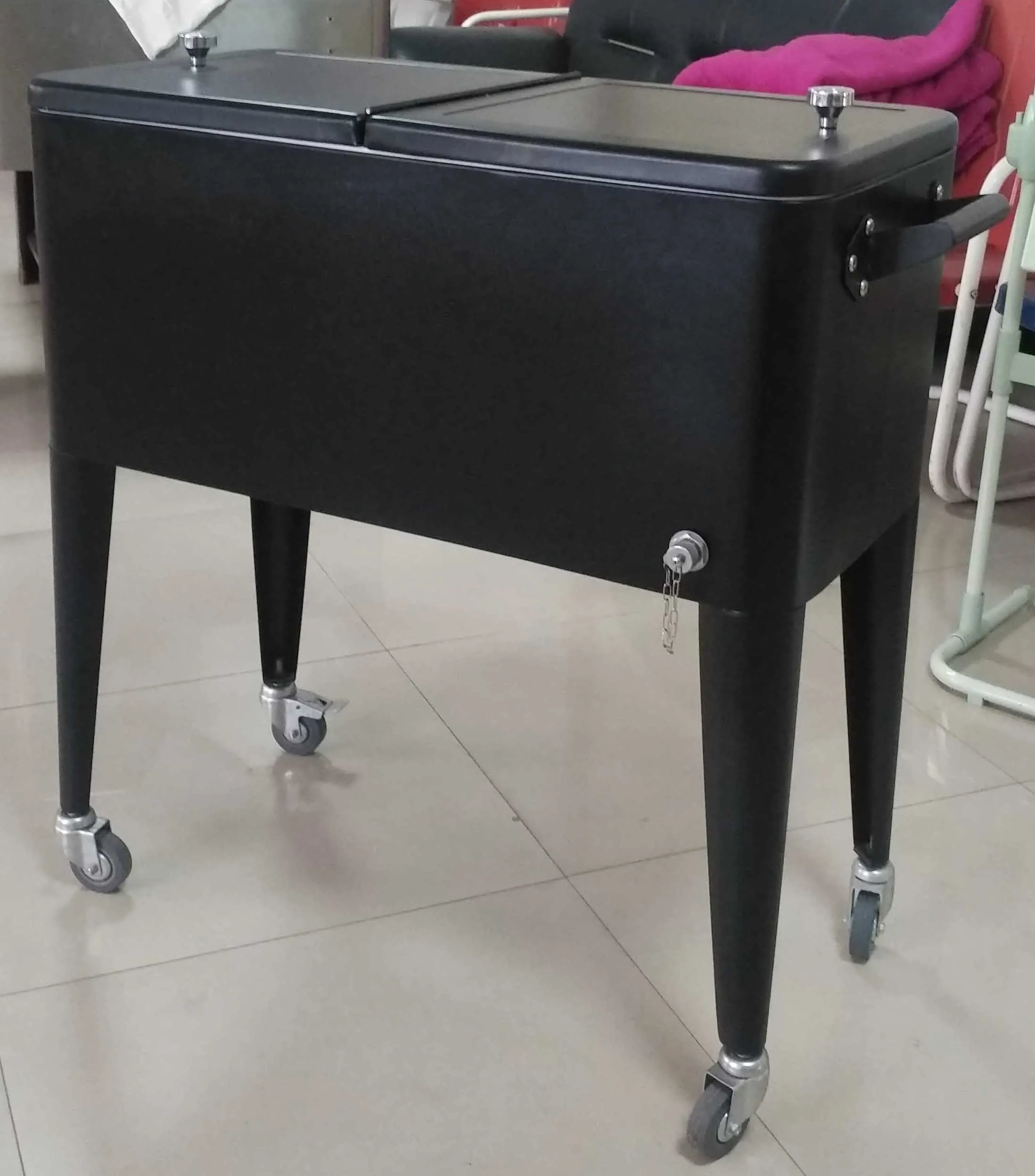 Rolling Cooler Cart 80 QT