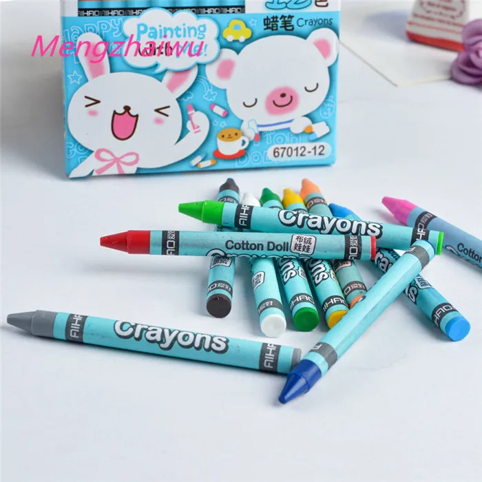 Singapore school supplies shopping cute stationery pens kawaii 8pcs/box 	 arts and crafts supplies eco friendly oil pastel set