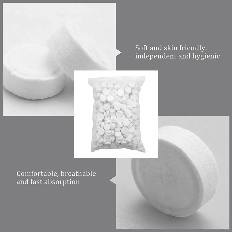 100 Pieces eco- friendly magic napkins coin tissue tablets compressed wipes disposable towels compressed towels disposable