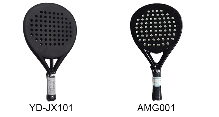 diamond/teardrop/round shape custom logo light weight high quality pro fiberglass carbon 3k 12k 18k padel racket