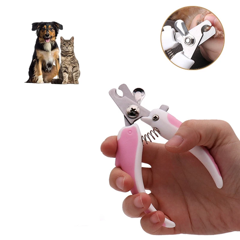 Cat  Dog Nail Clippers Prevent Cutting Blood Lines Nail Drill Kitten Illuminate Blood Line Pet Nail Clippers Set