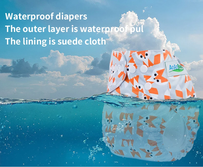 Reusable Organic Cotton Baby Cloth Diaper Nappy Baby Cloth Diapers For Babies Reusable Washable