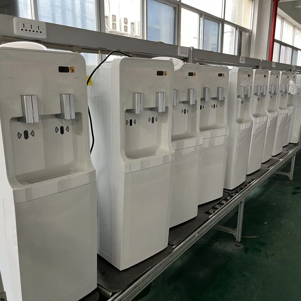 Korea Style Hot Cold  Dispensador De Agua  Vertical  Compressor Cooling  Touchless Water Dispenser with Water Purifier