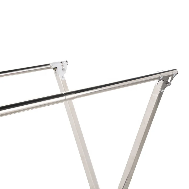 Best Selling 2024 New Stainless Steel Foldable Cloth Drying Rack Dry Racks for Laundry Clothing