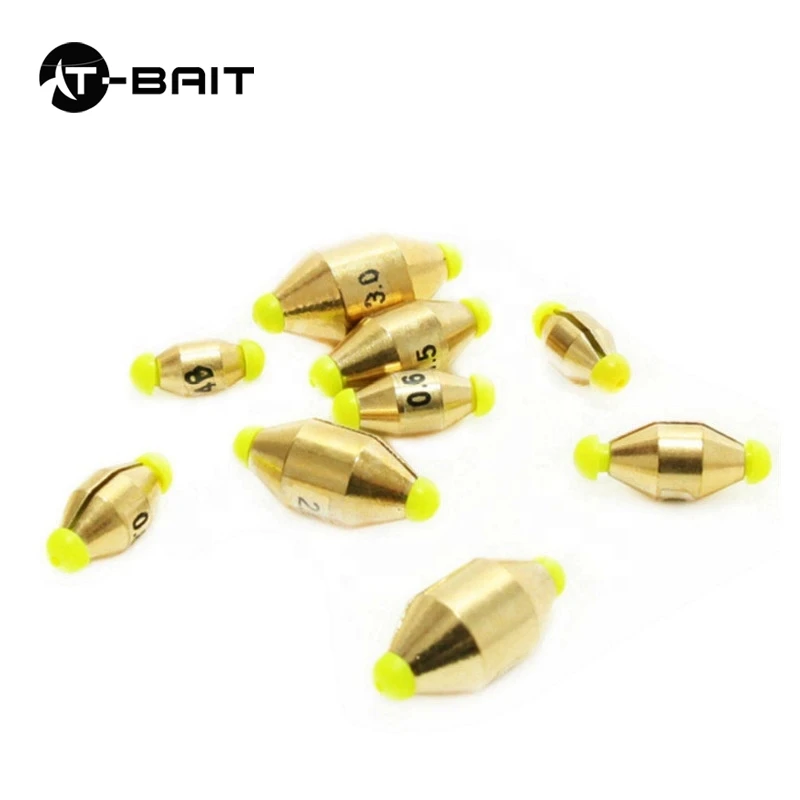 Manufacturers wholesale sea fishing accessories copper sinker float fishing tools fishing sinker